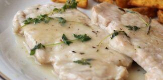 scaloppine al vino bianco morbide