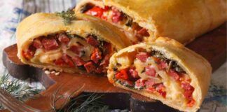 Strudel con verdure e salame la ricetta salva cena e tasca, non devi comprare nulla