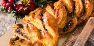 Treccia di Natale morbidissima, questa si che prende il posto del panettone