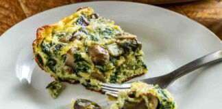 Uova, spinaci e funghi ti faccio preparare una frittata al forno che non hai assaggiato fino ad ora, la cena sarà un gran successo