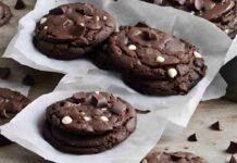 Biscotti al triplo cioccolato - RicettaSprint