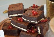 Brownies kinder fetta al latte: la colazione che desiderano tutti, la prepari in pochi minuti ricettasprint.it