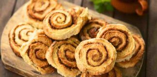 Con un rotolo di pasta brisè prepara le girelle alla nocciola, per una colazione da campioni Ricettasprint