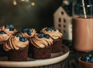 Che Natale è senza i Cupcake alla nutella, non c'è niente di più veloce e goloso da preparare ricettasprint.it