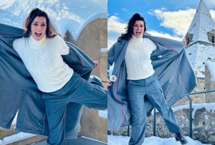 Elisa Isoardi scatenata sulla neve - RicettaSprint