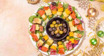 Ghirlanda aperitivo, il centrotavola di grande effetto scenografico pronto in pochissimi minuti