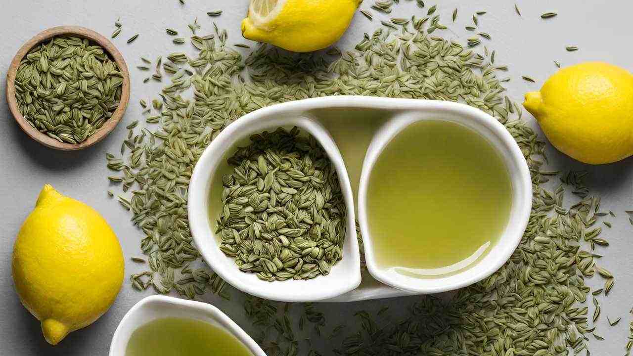 Infuso con semi di finocchio te verde e limone - RicettaSprint