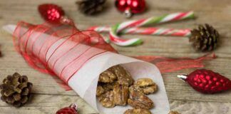Goditi i tuoi film di Natale preferiti, sgranocchiando queste Noccioline pralinate al cacao: una tira l'altra! ricettasprint.it
