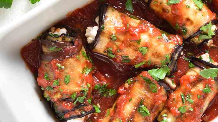 involtini di melanzane al forno