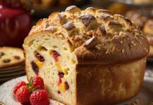 Panettone di Natale: ci metto al centro crema di limone e lamponi, il dolce perfetto delle feste ricettasprint.it