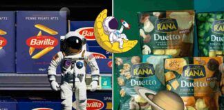 Pasta Barilla e Giovanni Rana date agli astronauti sulla ISS