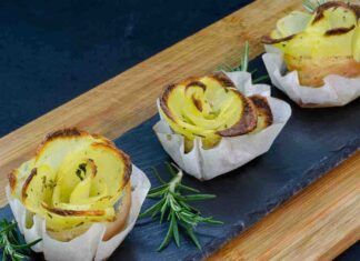 Roselline di patate con pancetta