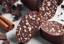 Salame al cioccolato mandorlato - RicettaSprint