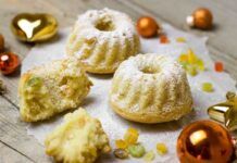 Perchè comprare il panettone quando ti puoi mangiare le mie Tortine di yogurt e canditi, pronte in 15 minuti! ricettasprint.it