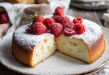 Tortino morbido per colazione senza farina e zucchero, contiene pochissime calorie puoi fare il bis Tortino morbido per colazione senza farina e zucchero, contiene pochissime calorie puoi fare il bis