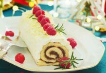 Tronchetto di Natale ripieno di cioccolato, da quando aggiungo la panna montata faccio felice tutti