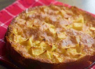 torta di mele leggera