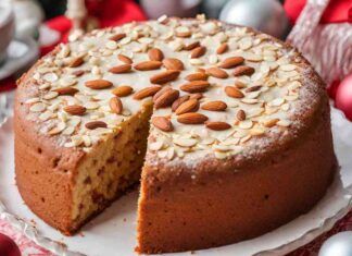torta extra soffice ed extra golosa al doppio cioccolato e mandorle