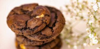 Biscotti cacao e cioccolato bianco: croccante bontà dal mix cremoso ed irresistibile per colazioni da favola ricettasprint.it