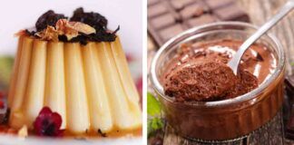 Mousse e budino quali sono le differenze tra i due dessert leggeri