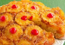 Ricetta del dolce rovescio all'ananas - RicettaSprint