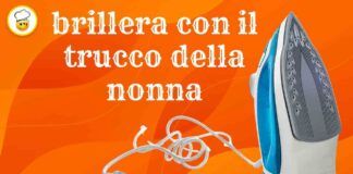 Fai risplendere la piastra del ferro con l'unico metodo infallibile della nonna