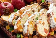 Hai ancora frutta secca e canditi avanzati dalle feste Aggiungile a questo impasto e servi il dolce a colazione per tutta la famiglia
