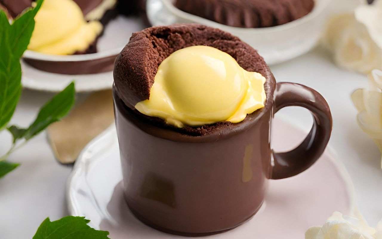 Mug cake al microonde - Burro Prealpi