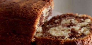 Non ci metto il burro ma uso il latte caldo, viene fuori un plumcake marmorizzato da urlo!