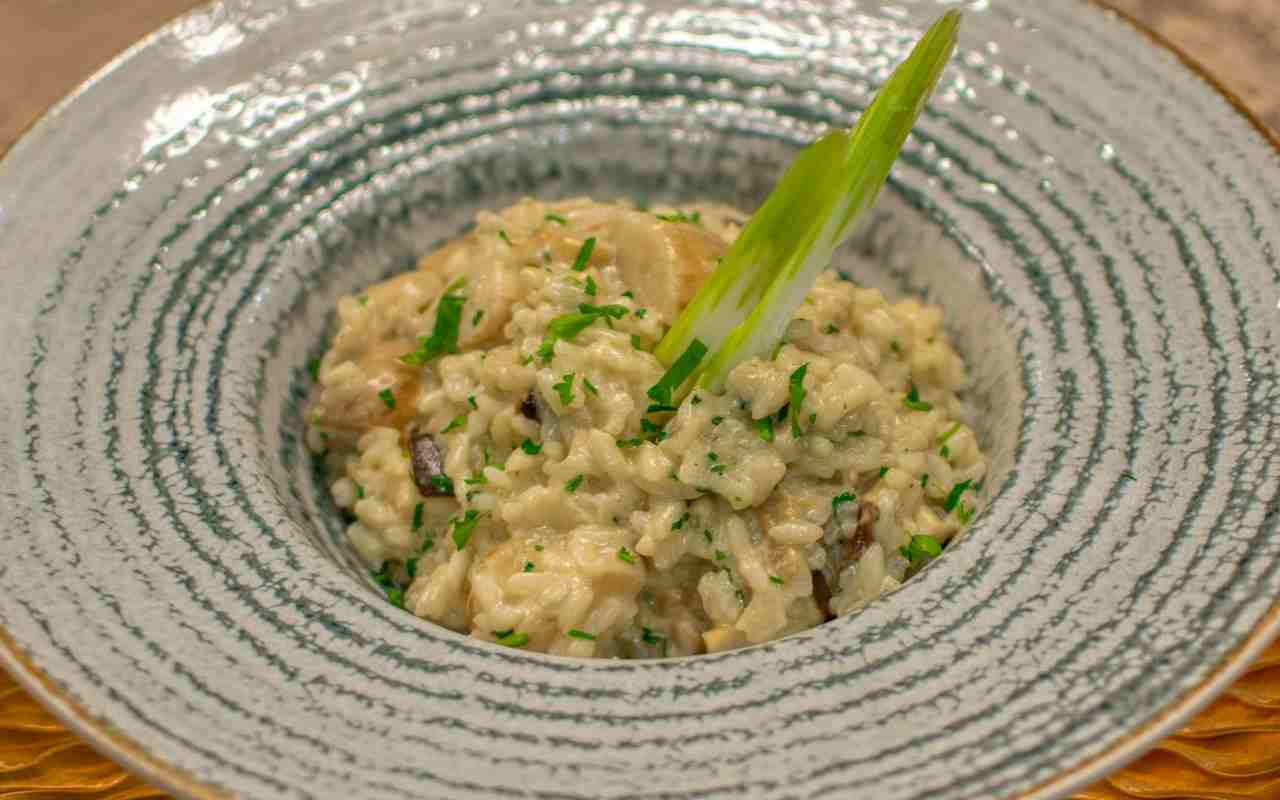 La domenica un bel risotto ci sta: con questo al sapore di funghi e gorgonzola prepari un capolavoro in poco tempo