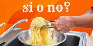 Scolare la pasta nel lavello è corretto o sbagliato La risposta che non ti aspetti