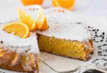 Torta all’acqua arancia
