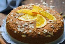Tutti i giorni mangio questa torta all'arancia, zero uova e burro, meno di 200 Kcal, addio sensi di colpa