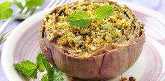 Se non hai mai provato i carciofi ripieni alla siciliana, non sai che ti perdi: succosi e teneri si sciolgono in bocca