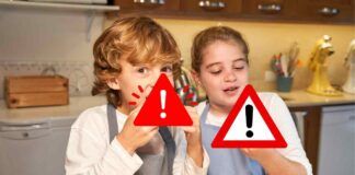 Pezzi di metallo in dei biscotti e richiamo alimentare immediato