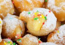 Castagnole con la crema - RicettaSprint