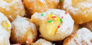 Castagnole con la crema - RicettaSprint
