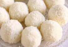 Palline di cocco dopo cena - RicettaSprint