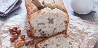 Plumcake alle noci senza uova - RicettaSprint