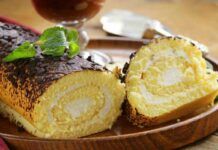 La domenica faccio un rotolo morbidissimo pieno di cioccolato bianco, tranquilla non devi stare ore in cucina si fa in 15 minuti