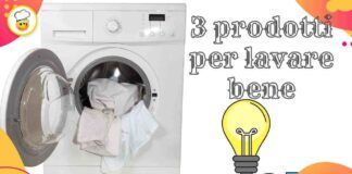Ti bastano questi 3 prodotti che hai in casa per pulire a fondo il bucato in lavatrice