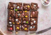 Non c'è bisogno di stressarsi per trovare un dessert per Pasqua: questi brownies sono la soluzione perfetta per chiunque