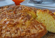 Ho aggiunto le mandorle alla torta 7 vasetti all'arancia e devo dire che non mi aspettavo che venisse così buona