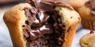 Muffin cuore morbido ricetta - RicettaSprint