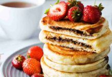 Pancake ripieni di cioccolato - RicettaSprint