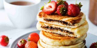 Pancake ripieni di cioccolato - RicettaSprint