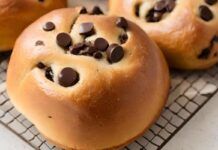 I pangoccioli li faccio integrali così anche se sto a dieta la colazione è sempre favolosa, solo 110 kcal