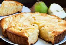 Pere e panna montata la combo perfetta per questa torta, l'impasto è soffice come nuvola, va a ruba, la dovrai rifare di sicuro