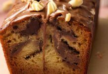 Con la nutella rimasta nel fondo del barattolo, puoi realizzare la colazione preferita di tuo figlio, il mio se la divora! Plumcake alla nutella - RicettaSprint