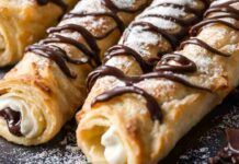 Con un solo rotolo di pasta sfoglia ho fatto il dessert per il dopo cena, pronto in soli 10 minuti - RicettaSprint